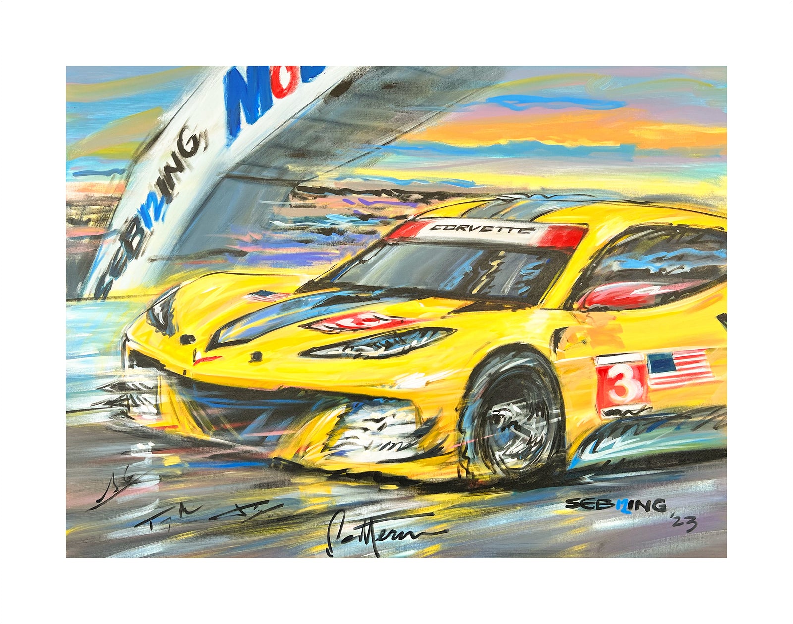 12 Hours of Sebring Corvette 2023 LE